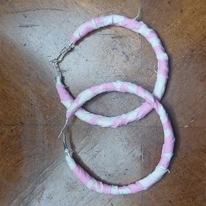 Handmade fabric earrings